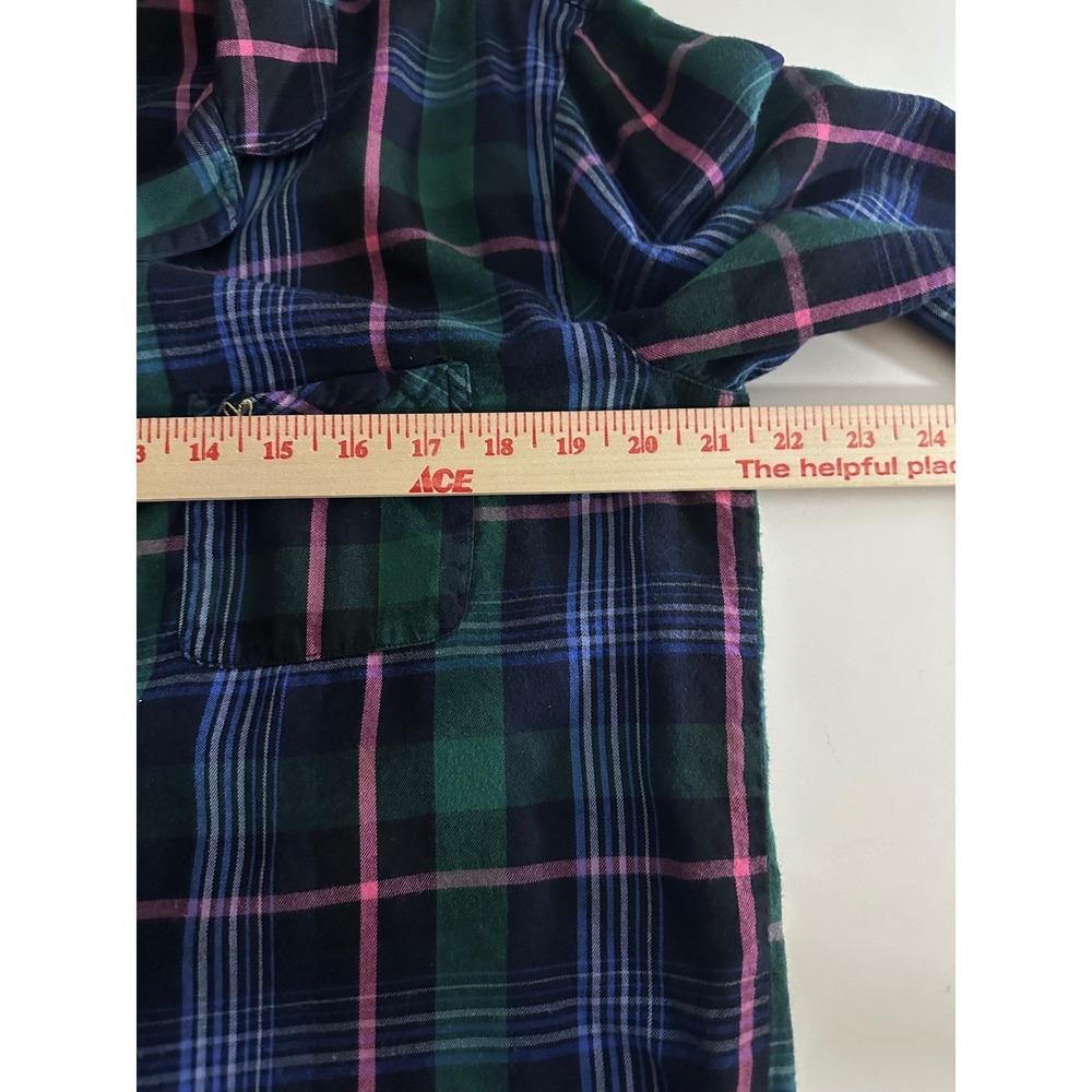 Victorias Secret Plaid Pajama Set Sz M Cotton Modal Pants&Shirt Lounge Sleepwear - Picture 6 of 13